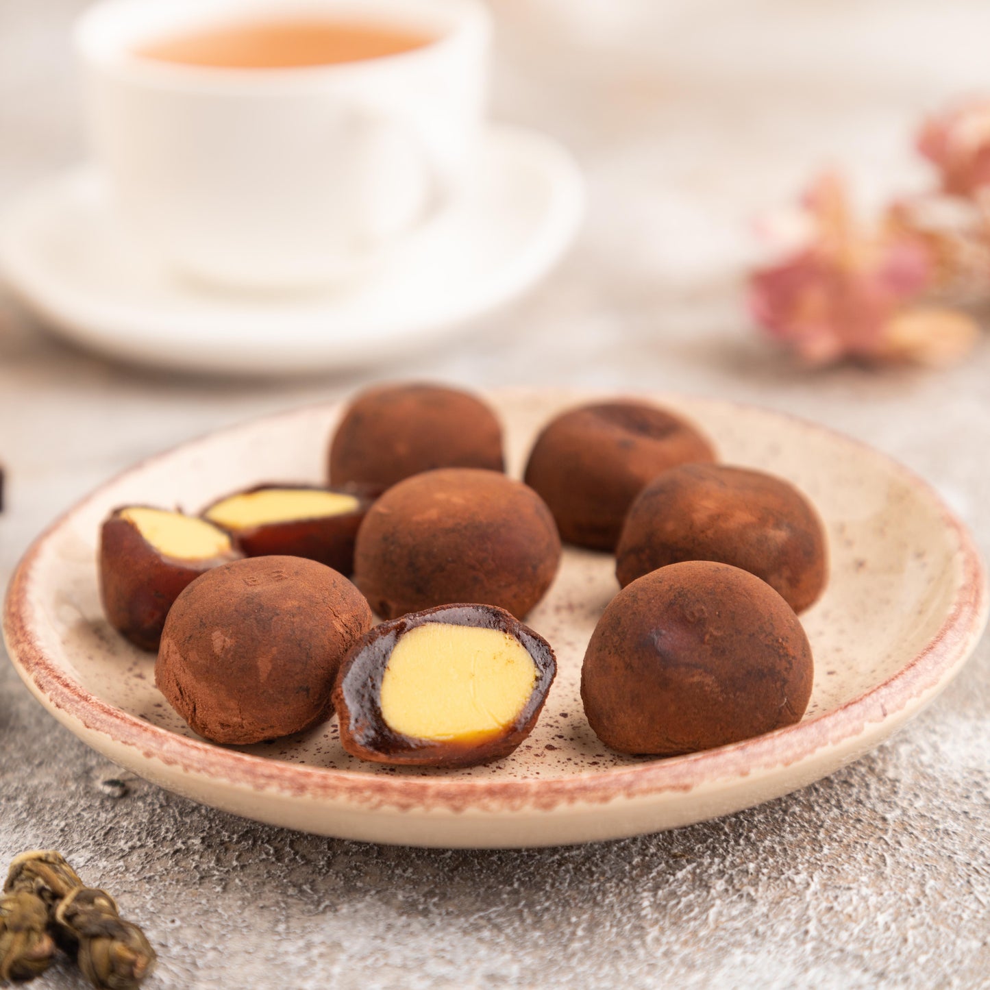 Chocolate Passion Fruit Truffles