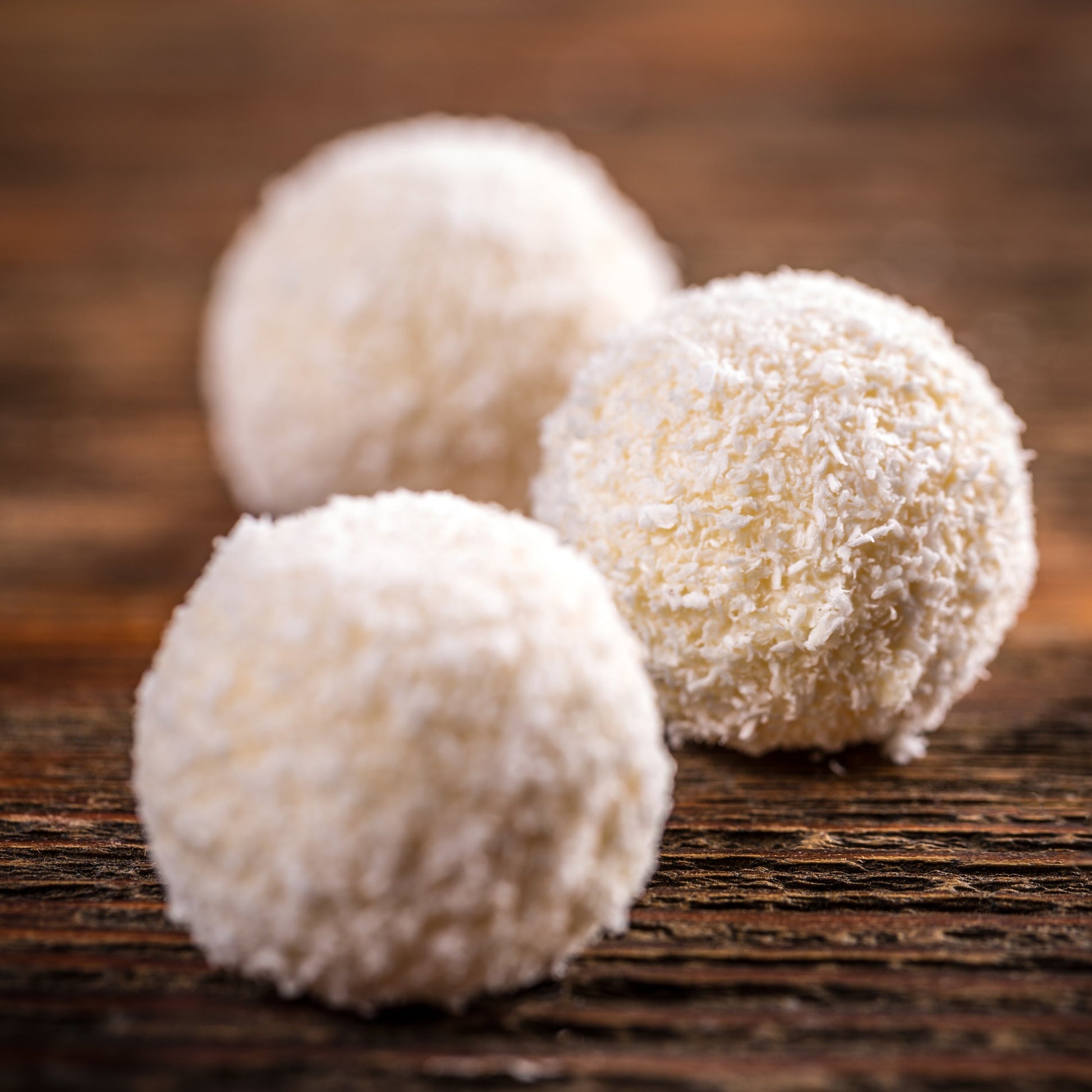 White Chocolate Coconut Truffles